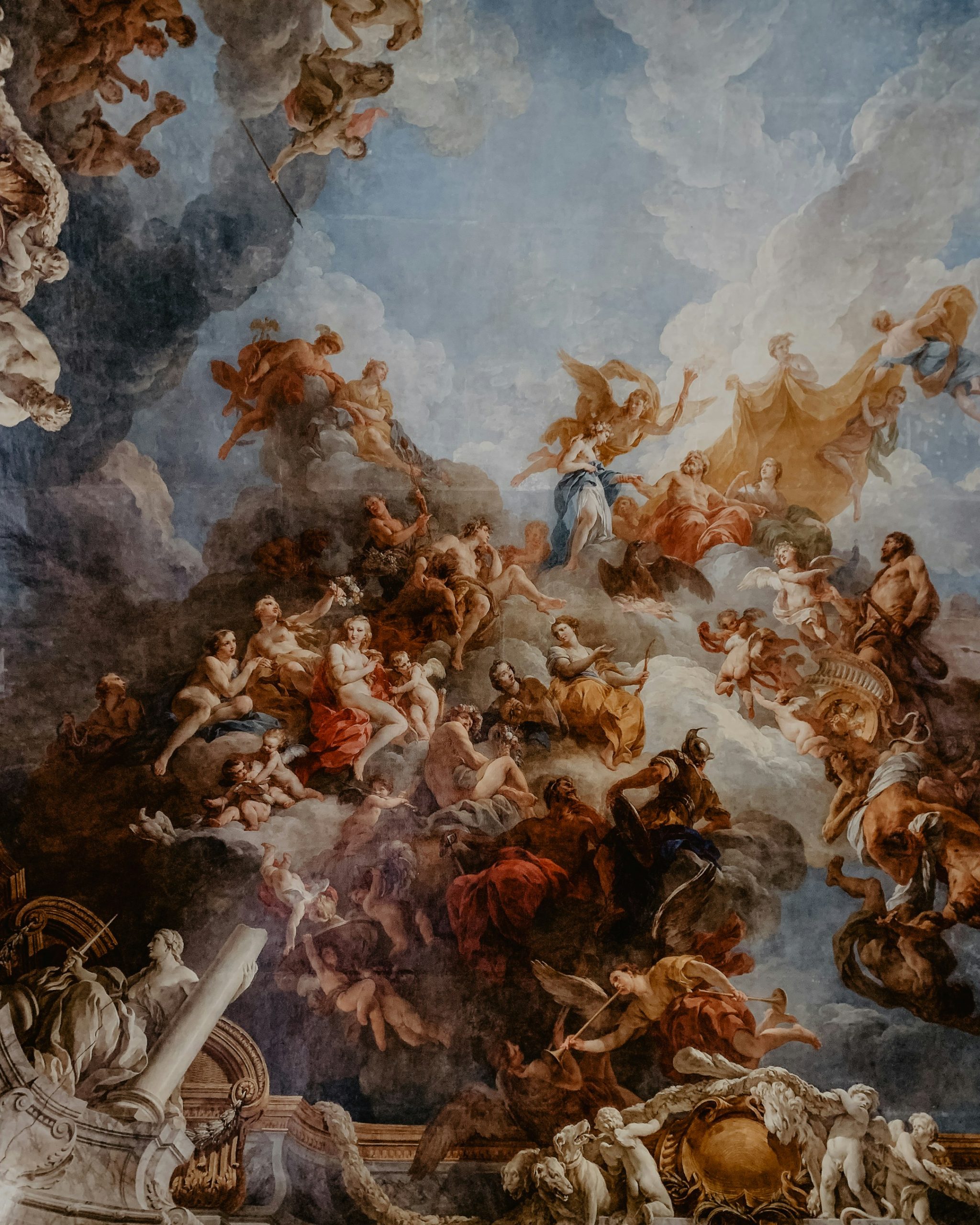 Arts Society Stamford - Burghley House Heaven and Hell Room Ceiling painting